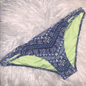 Victoria’s Secret Tribal Blue Print Bikini Bottom